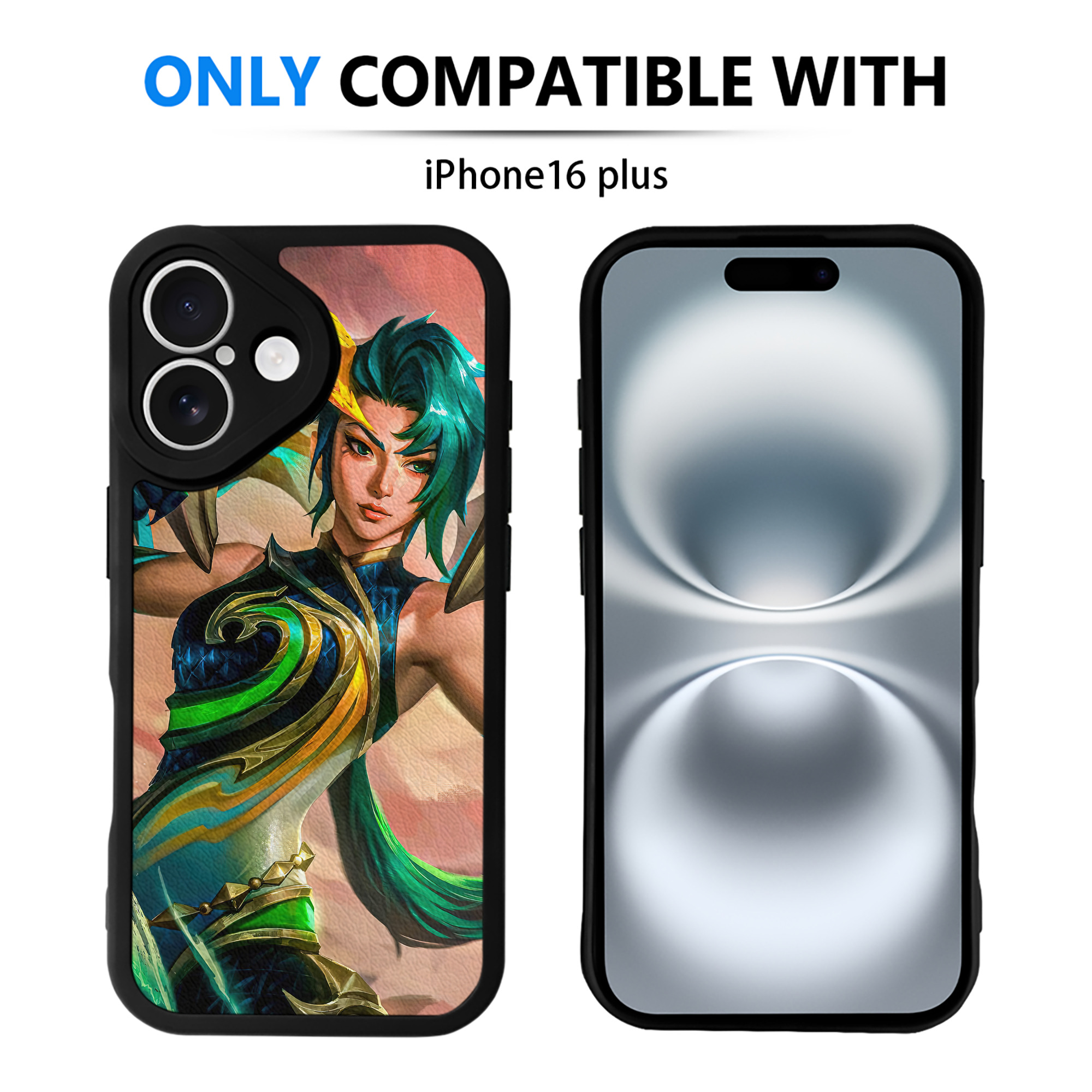 リーグ・オブ・レジェンド League of Legends LOL 【iPhone 16シリーズ対応】シリコンスマホケース（レザー調） 材質：シリコン